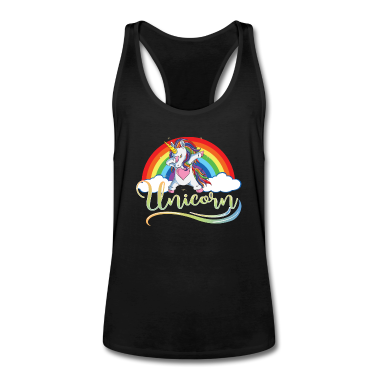Einhörner Tank Top - Dabbing Einhorn Power
