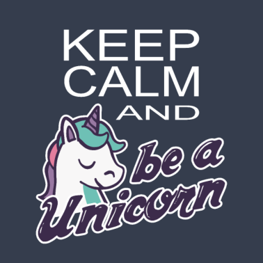 Motiv Keep Calm Einhorn
