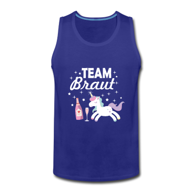 Einhörner Tank Top - Team Braut Einhorn junggesellin Geschenk