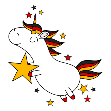 Motiv Deutschland Einhorn