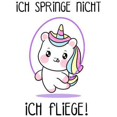 Motiv Einhorn Unicorn Speed Rope Jump Rope Seilspringen