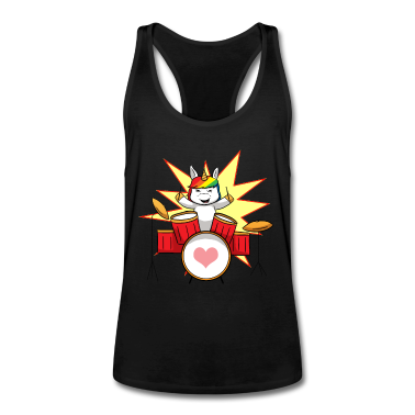 Einhörner Tank Top - Einhorn Schlagzeug Drums