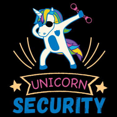 Motiv Einhorn Security Sicherheit Geschenk