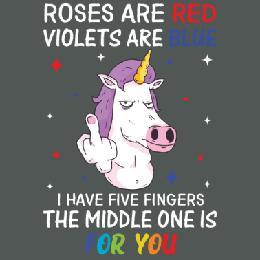 Motiv Lustiges Einhorn Motiv, Männer, Frauen und Kinder