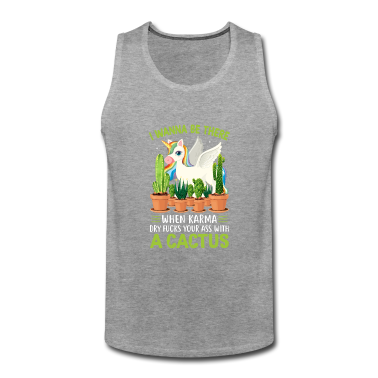 Einhörner Tank Top - Lustiges Einhorn Motiv, Mäner, Frauen und Kinder