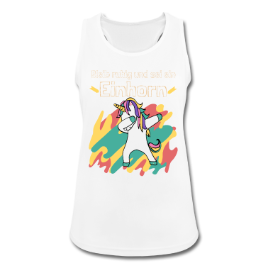Einhörner Tank Top - Bleib ruhig und sei ein Einhorn