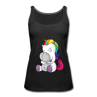 Einhörner Tank Top - Einhorn - wütendes Einhorn