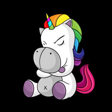 Motiv Einhorn - wütendes Einhorn