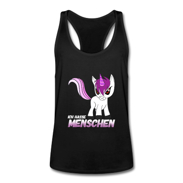 Einhörner Tank Top - Einhorn Ich hasse Menschen