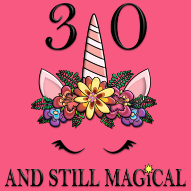 Motiv 30. Geburtstag Einhorn 30 Jahre Geschenk