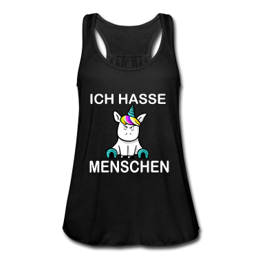 Einhörner Tank Top - Ich hasse Menschen Einhorn