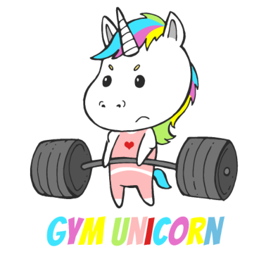 Motiv Einhorn Training Workout Krafttraining für Frauen