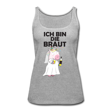 Einhörner Tank Top - Einhorn Braut Junggesellinnenabschied Idee