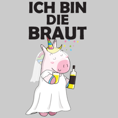 Motiv Einhorn Braut Junggesellinnenabschied Idee