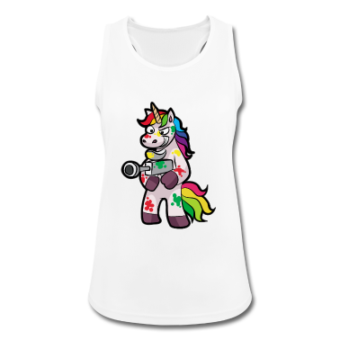 Einhörner Tank Top - PAINTBALL Einhorn Markierer Airsoft Geschenk Kind