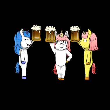 Motiv Bier Einhörner