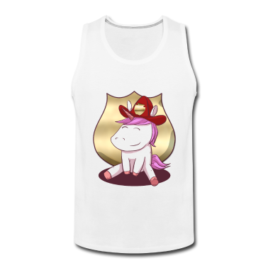 Einhörner Tank Top - Feuerwehr Einhorn Firefighter Unicorn