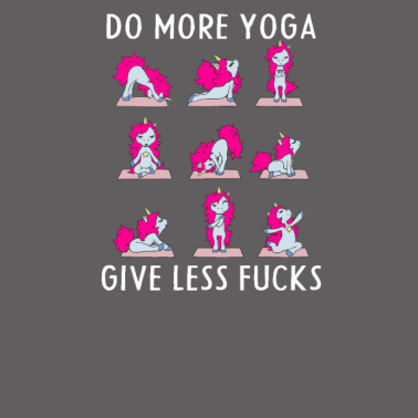 Motiv Einhorn Yoga TShirt Geschenk I Lustig Fitness