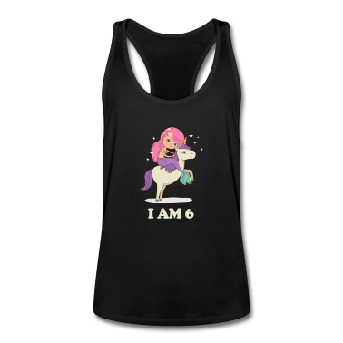 Einhörner Tank Top - Unicorn - I am 6