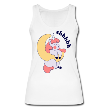 Einhörner Tank Top - Einhorn im Mond