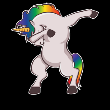 Motiv Dab Einhorn Pferd