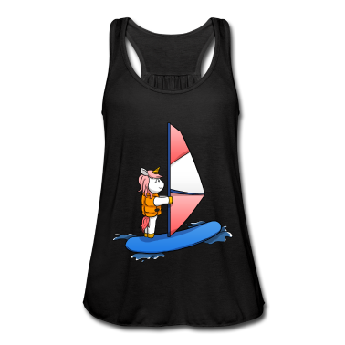 Einhörner Tank Top - Windsurfen Einhorn Windsurf Windsurfer