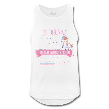 Einhörner Tank Top - Geburtstag 11 Geburtstag Einhorn Spruch Party