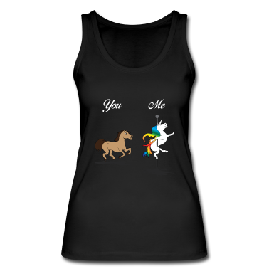 Einhörner Tank Top - Du Pferd Ich Einhorn lustiges Geschenk