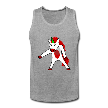 Einhörner Tank Top - Wütendes Einhorn - Angry Unicorn