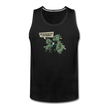 Einhörner Tank Top - Lustiges Dinosaurierhemd - letztes Einhorn -