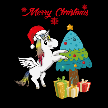 Motiv Einhorn Weihnachten Geschenk Geschenkidee