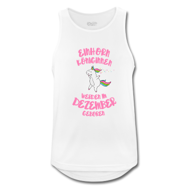 Einhörner Tank Top - Dezember Einhorn