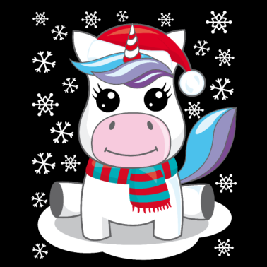 Motiv Einhorn Weihnachten Geschenk Weihnachtsgeschenk