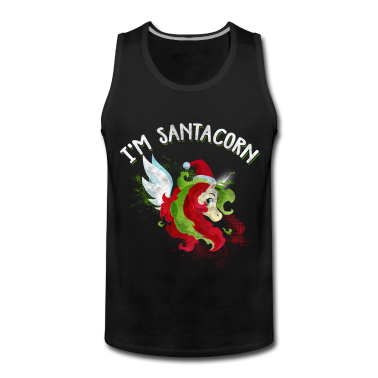 Einhörner Tank Top - Einhorn Weihnachten Santa Klaus Kinder Geschenk