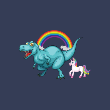 Motiv Einhorn Und Dino