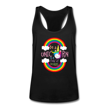 Einhörner Tank Top - Sei ein Regenbogen-Einhorn