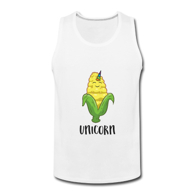 Einhörner Tank Top - Lustiger Maiskolben Einhorn Maisbauern
