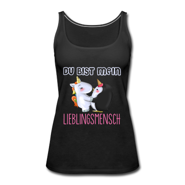 Einhörner Tank Top - Einhorn Pinguin Unicorn Freundschaft süß Geschenk