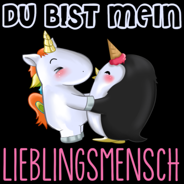 Motiv Einhorn Pinguin Unicorn Freundschaft süß Geschenk