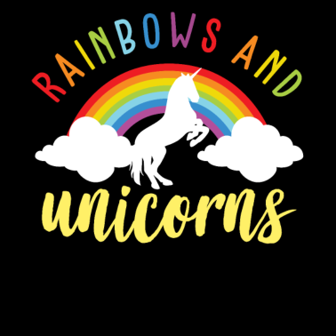 Motiv Einhorn Regenbogen