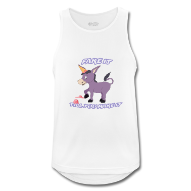 Einhörner Tank Top - Esel Eis-Einhorn