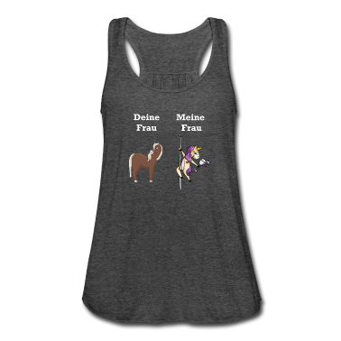 Einhörner Tank Top - Deine Frau Meine Frau Pferd Einhorn Tiere Geschenk