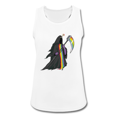 Einhörner Tank Top - Einhorn Tod Sensenmann lustig Geschenk Weihnachten