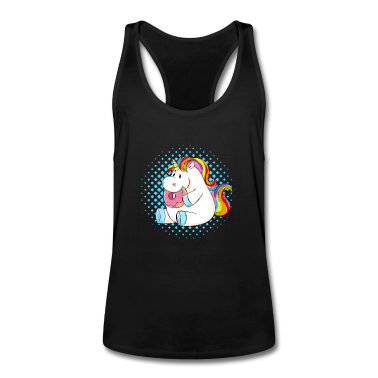 Einhörner Tank Top - Dickes Einhorn Shirt