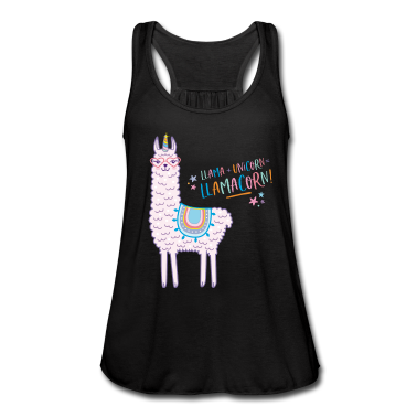 Einhörner Tank Top - Llamacorn Lama Einhorn rosa Geschenk