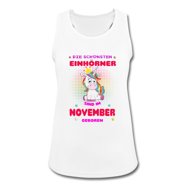 Einhörner Tank Top - schoenste Einhoerner November