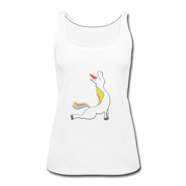 Einhörner Tank Top - yoga unicorn