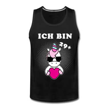Einhörner Tank Top - Einhorn 29+ Geschenkidee Geburstag Herz