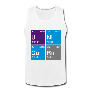 Einhörner Tank Top - UNiCoRn Periodensystem