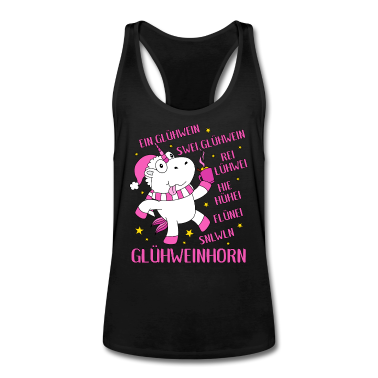 Einhörner Tank Top - Glühweinhorn Einhorn Glühwein Sprüche Geschenk
